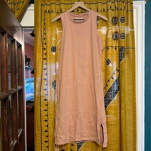 Madewell organic cotton Crewneck tank Midi dress